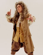A picture of Newton from Weird Al's Twitter