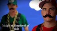 Nice Peter as Luigi in Nice Peter vs EpicLLOYD (cameo)