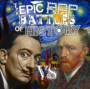 Salvador Dali vs Vincent Van Gogh cover