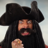 Nice Peter as Blackbeard