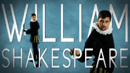William Shakespeare's title card