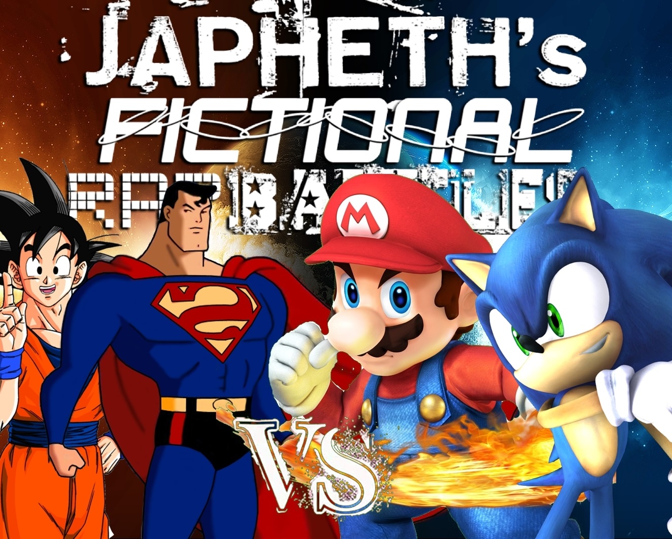 User blog:JaphethMario/Superman and Goku vs Super Mario and Sonic.  Japheth's Fictional Rap Battle  | Epic Rap Battles of History Wiki |  Fandom