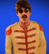 Nice Peter as John Lennon in Nice Peter vs EpicLLOYD (cameo)