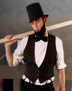 Nice Peter as Abe Lincoln (cameo)