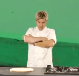 A preview of Gordon Ramsay during the "Behind the Scenes" end slate of J. R. R. Tolkien vs George R. R. Martin