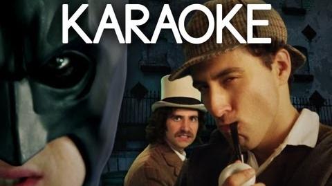 KARAOKE ♫ Batman vs Sherlock Holmes. Epic Rap Battles of History