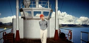 The RV Calypso, Jacques Cousteau's location