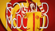 Ronald McDonald's title card