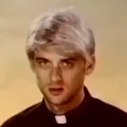 Nice Peter as the white preacher in the Indian Independence March (cameo)