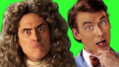 Sir Isaac Newton vs Bill Nye. Behind The Scenes of Epic Rap Battles of History Season 3.