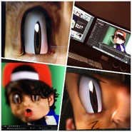 Ash Ketchum Editing.png (1.18 MB) A picture of Ketchum's eye being edited onto Brian Walters' face posted on Javi Sánchez-Blanco's Instagram account
