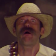 Nice Peter as a mustached cowboy (cameo)