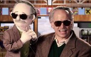 Stan Lee and the puppet version of himself