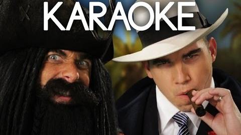 KARAOKE ♫ Blackbeard vs Al Capone. Epic Rap Battles of History
