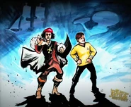 Mary Doodles' drawing of the battle