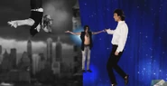 Criss Angel and David Copperfield levitating with a hanging Harry Houdini