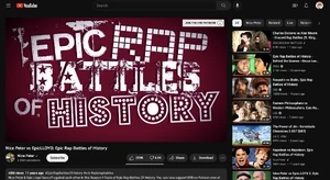Youtube Home Page based on