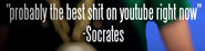 Socrates' quote at the end of Nice Peter vs EpicLLOYD