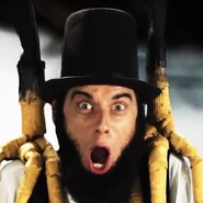 Nice Peter as Abe Lincoln in Barack Obama vs Mitt Romney