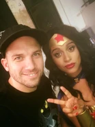 A picture of Wonder Woman and EpicLLOYD posted on Lloyd's Facebook account