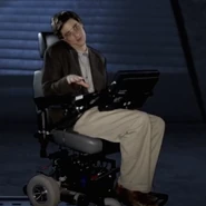 Nice Peter as Stephen Hawking in Hitler vs Vader 2 (cameo)