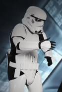 Morgan Christensen as a Stormtrooper