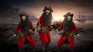 Alternate version of Blackbeard seen in the YouTube Spot commercial (new background and a slightly different costume and guns)