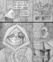 intelligence prob outer sans #epictale #outertale #sans #toriel #epict