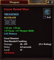 Geyser Rusted Mace