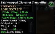 Leafwrapped Gloves of Tranquility