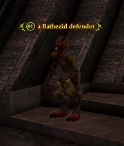 A Bathezid defender
