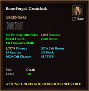 Rune-Forged Greatcloak