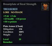 Breastplate of Feral Strength