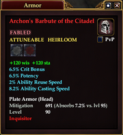 Archon's Barbute of the Citadel