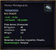 Heavy Wristguards