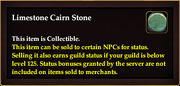 Limestone Cairn Stone
