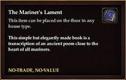 The Mariner's Lament (House Item)