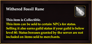 Withered Fossil Rune