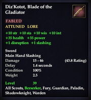 Diz'Kotot stats