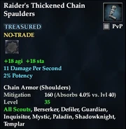 Raider's Thickened Chain Spaulders