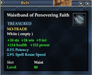 Waistband of Persevering Faith