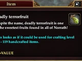 Deadly terrorfruit