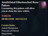 Annihilated Ethertouched Rune Pattern