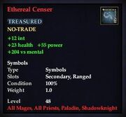 Ethereal Censer