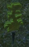 The holy symbol of Tunare, as it appears planted in the ground.