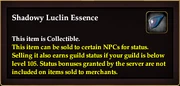 Shadowy Luclin Essence