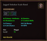 Jagged Sokokar Scale Band