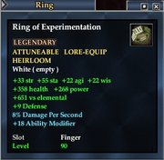 Ring of Experimentation