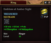 Emblem of Amber Sight