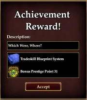 Achievement Which Were, Where